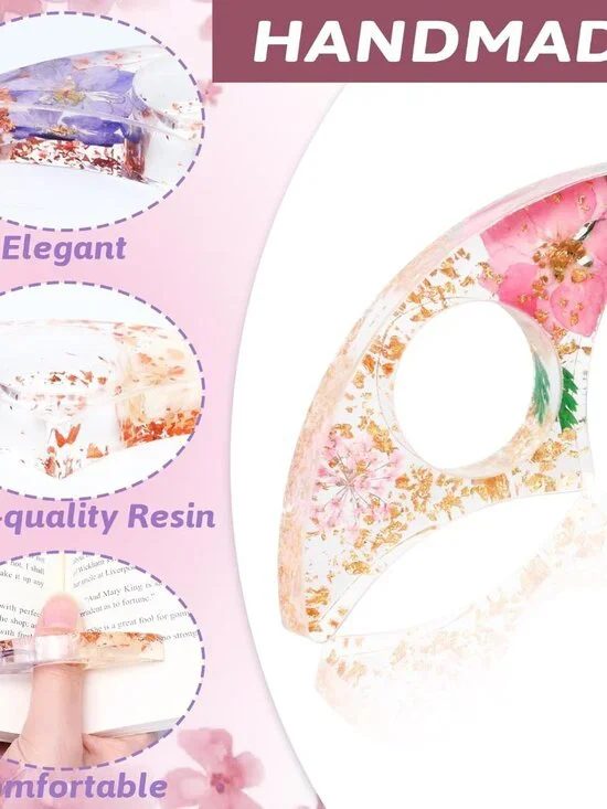 Book Page Holder, 2PCS Thumb Book Page Holder, Book Accessories for Reading Love - Picture 3 of 7